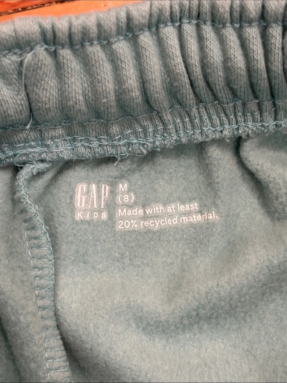 GAP Kids Light Mint Green Fleece Joggers